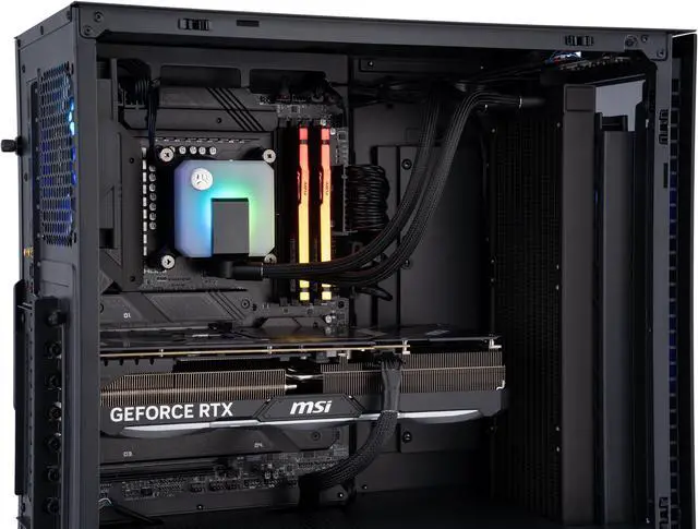 Alt view image 6 of 8 - ABS Tempest Aqua High Performance Gaming PC – Windows 11 Home - Intel i9 13900KF - GeForce RTX 4080 – DLSS 3 - AI-Powered Performance - 32GB DDR5 5600MHz - 2TB M.2 NVMe SSD – TA13900KF4080