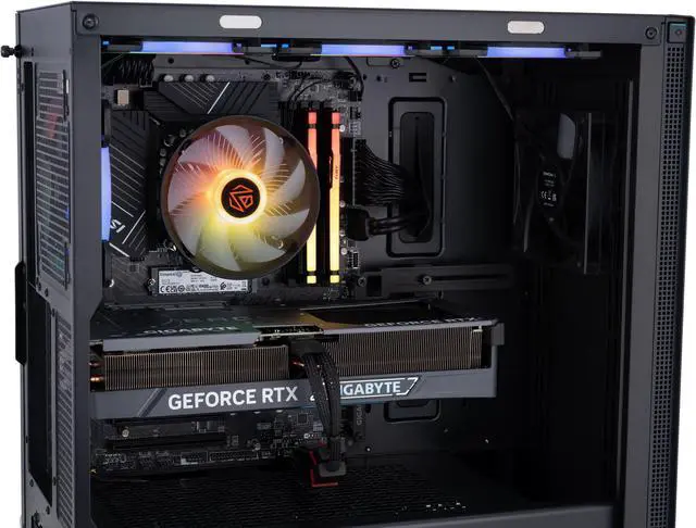 Alt view image 6 of 8 - ABS Vortex Aqua High Performance Gaming PC – Windows 11 Home - Intel i7 13700F - GeForce RTX 4070 TI – DLSS 3 - AI-Powered Performance - 16GB DDR5 5600MHz - 1TB M.2 NVMe SSD – VA13700F4070TI