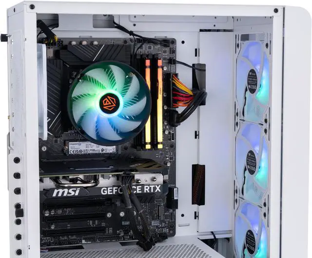 Alt view image 6 of 8 - ABS Stratos Aqua Gaming PC – Windows 11 Home - Intel i5 13400F – GeForce RTX 4060 Ti 8GB GDDR6 – DLSS 3 - AI-Powered Performance - 16GB DDR5 5600MHz - 1TB M.2 NVMe SSD – SA13400F4060Ti