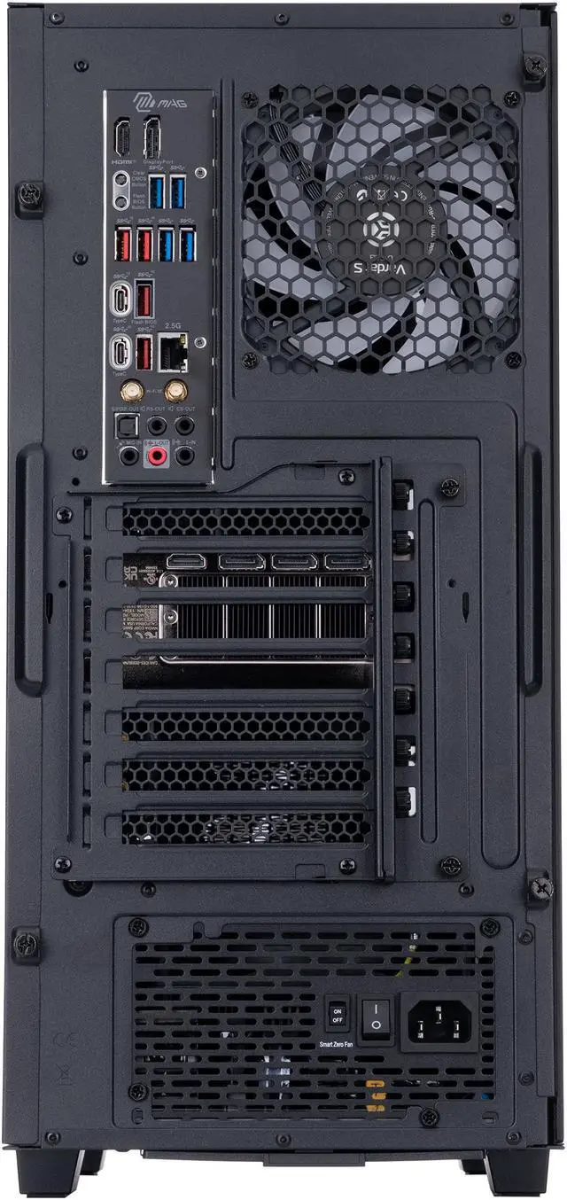 Alt view image 5 of 8 - ABS Tempest Aqua High Performance Gaming PC – Windows 11 Home - Intel i9 13900K - GeForce RTX 4090 Founders – DLSS 3 - AI-Powered Performance - 32GB DDR5 5600MHz - 2TB M.2 NVMe SSD – TA13900K4090