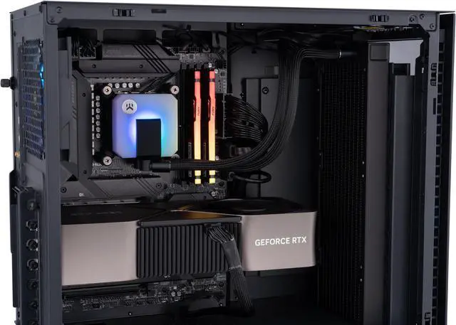 Alt view image 6 of 8 - ABS Tempest Aqua High Performance Gaming PC – Windows 11 Home - Intel i9 13900K - GeForce RTX 4090 Founders – DLSS 3 - AI-Powered Performance - 32GB DDR5 5600MHz - 2TB M.2 NVMe SSD – TA13900K4090