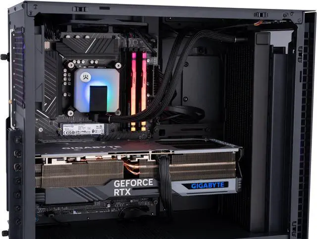 Alt view image 6 of 8 - ABS Tempest Aqua High Performance Gaming PC – Windows 11 Home - Intel i7 13700KF - GeForce RTX 4080 – DLSS 3 - AI-Powered Performance - 32GB DDR5 5600MHz - 2TB M.2 NVMe SSD – TA13700KF4080L