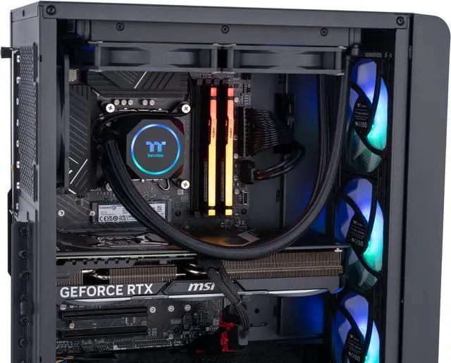 Alt view image 6 of 8 - ABS Stratos Aqua High Performance Gaming PC – Windows 11 Home - Intel i7 13700KF - GeForce RTX 4070 Ti – DLSS 3 - AI-Powered Performance - 16GB DDR5 5600MHz - 1TB M.2 NVMe SSD – SA13700KF4070TI-2