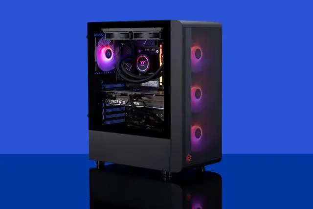 Alt view image 8 of 8 - ABS Stratos Aqua High Performance Gaming PC – Windows 11 Home - Intel i7 13700KF - GeForce RTX 4070 Ti – DLSS 3 - AI-Powered Performance - 16GB DDR5 5600MHz - 1TB M.2 NVMe SSD – SA13700KF4070TI-2