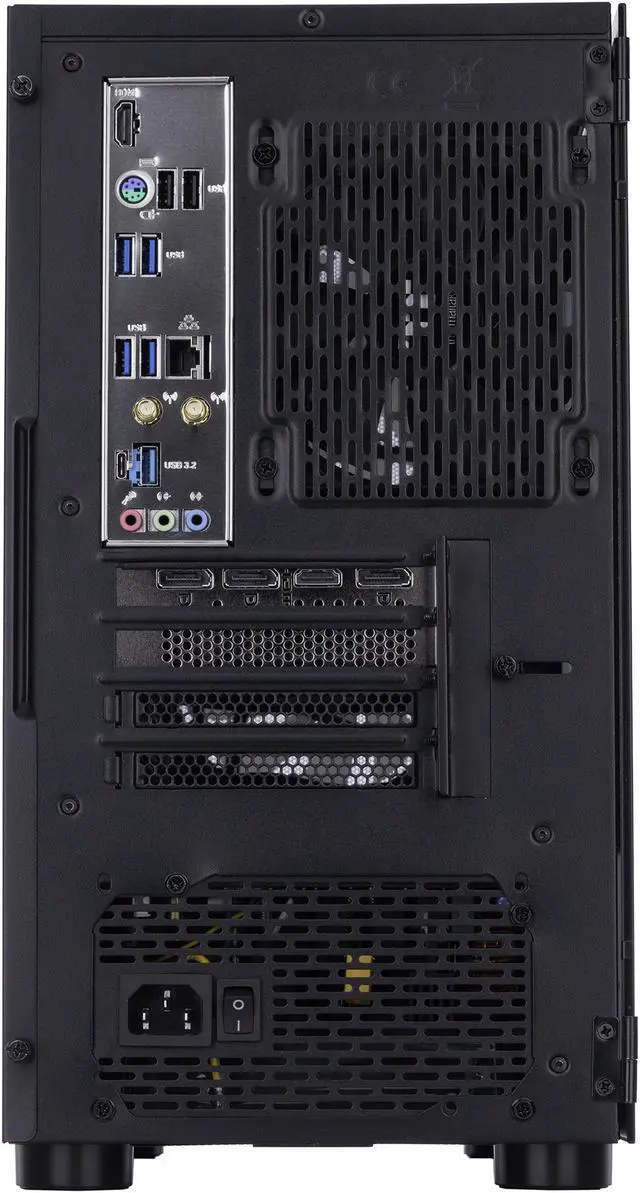 Alt view image 5 of 8 - ABS Flux Ruby High Performance Gaming PC – Windows 11 Home - AMD Ryzen 5 5600 - GeForce RTX 4060 – DLSS 3 - AI-Powered Performance - 16GB DDR4 3200MHz - 1TB M.2 NVMe SSD – FR56004060