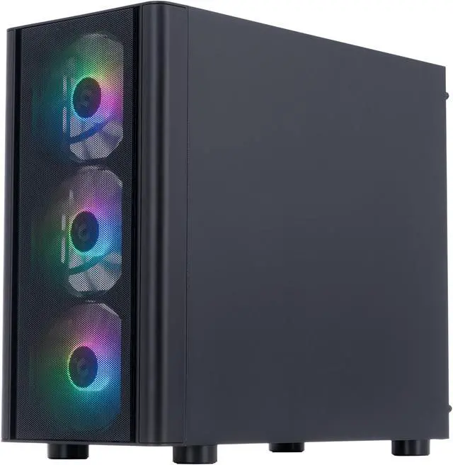 Alt view image 7 of 8 - ABS Flux Ruby High Performance Gaming PC – Windows 11 Home - AMD Ryzen 5 5600 - GeForce RTX 4060 – DLSS 3 - AI-Powered Performance - 16GB DDR4 3200MHz - 1TB M.2 NVMe SSD – FR56004060