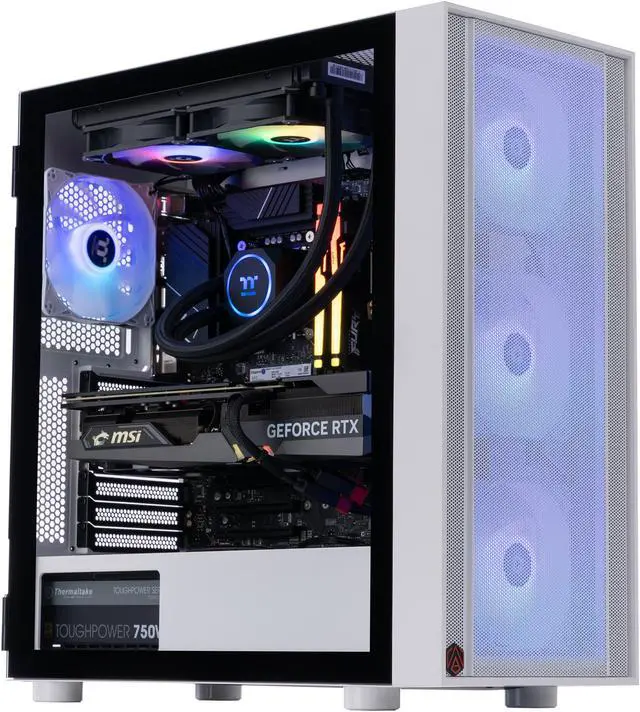 Main image of ABS Eurus Aqua High Performance Gaming PC – Windows 11 Home - Intel i7 13700KF - GeForce RTX 4070 Ti – DLSS 3 - AI-Powered Performance - 16GB DDR5 5600MHz - 1TB M.2 NVMe SSD – EA13700KF4070TI-2