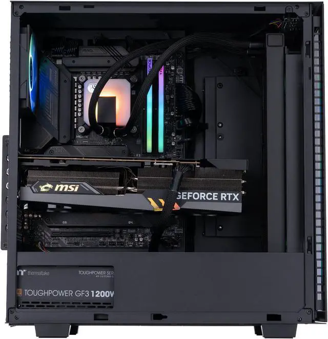 Alt view image 4 of 8 - ABS Tempest Aqua High Performance Gaming PC – Windows 11 Home - Intel i9 13900KF - GeForce RTX 4090 – DLSS 3 - AI-Powered Performance - 32GB DDR5 6000MHz - 2TB M.2 NVMe SSD – TA13900KF4090-2
