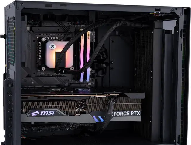 Alt view image 7 of 8 - ABS Tempest Aqua High Performance Gaming PC – Windows 11 Home - Intel i9 13900KF - GeForce RTX 4090 – DLSS 3 - AI-Powered Performance - 32GB DDR5 6000MHz - 2TB M.2 NVMe SSD – TA13900KF4090-2
