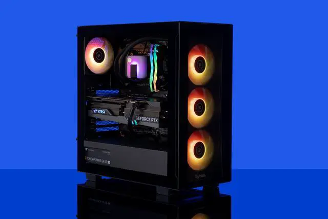 Alt view image 8 of 8 - ABS Tempest Aqua High Performance Gaming PC – Windows 11 Home - Intel i9 13900KF - GeForce RTX 4090 – DLSS 3 - AI-Powered Performance - 32GB DDR5 6000MHz - 2TB M.2 NVMe SSD – TA13900KF4090-2