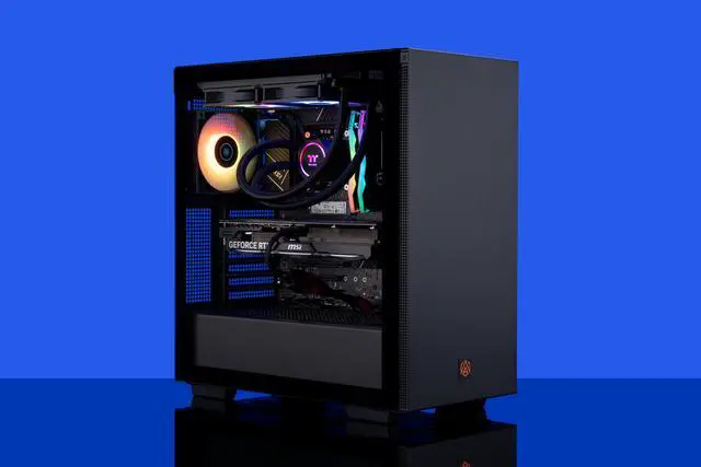 Alt view image 8 of 8 - ABS Vortex Aqua High Performance Gaming PC – Windows 11 Home - Intel i9 13900K - GeForce RTX 4070 Ti – DLSS 3 - AI-Powered Performance - 32GB DDR5 6000MHz - 2TB M.2 NVMe SSD – VA13900K4070TI