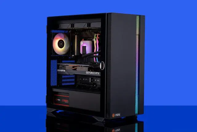 Alt view image 8 of 8 - ABS Vortex-X Aqua High Performance Gaming PC – Windows 11 Home - Intel i9 13900K - GeForce RTX 4090 – DLSS 3 - AI-Powered Performance - 32GB DDR5 6000MHz - 2TB M.2 NVMe SSD – VXA13900KF4090