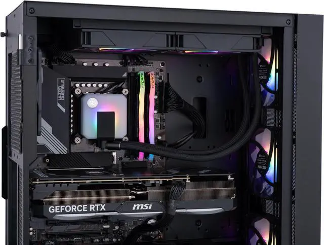 Alt view image 6 of 8 - ABS Eurus Aqua Gaming PC - Windows 11 Home - Intel Core i9 14th Gen 14900KF - GeForce RTX 4080 - AI-Powered High Performance -DLSS 3.5 - 32GB DDR5 6000MHz - 2TB M.2 NVMe SSD - EA14900KF4080