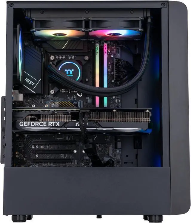 Alt view image 3 of 8 - ABS Stratos Aqua Gaming PC - Windows 11 Home - Intel Core i7 14th Gen 14700KF - GeForce RTX 4070 Ti - DLSS 3 - AI-Powered Performance - 32GB DDR5 3200MHz - 2TB M.2 NVMe SSD - SA14700KF4070TI - High Performance Gaming PC