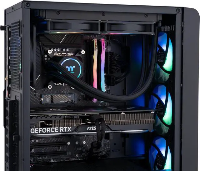 Alt view image 6 of 8 - ABS Stratos Aqua Gaming PC - Windows 11 Home - Intel Core i7 14th Gen 14700KF - GeForce RTX 4070 Ti - DLSS 3 - AI-Powered Performance - 32GB DDR5 3200MHz - 2TB M.2 NVMe SSD - SA14700KF4070TI - High Performance Gaming PC