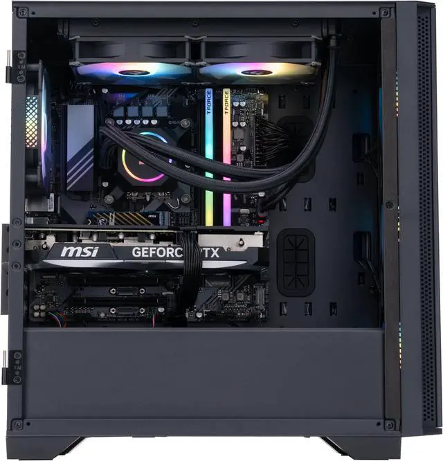 Alt view image 3 of 8 - ABS Aquilon Aqua High Performance Gaming PC - Windows 11 Home - Intel Core i7 14th Gen 14700KF - GeForce RTX 4070 - DLSS 3.5 -AI-Powered Performance - 32GB DDR5 6000MHz - 2TB NVMe SSD - AQA14700KF4070