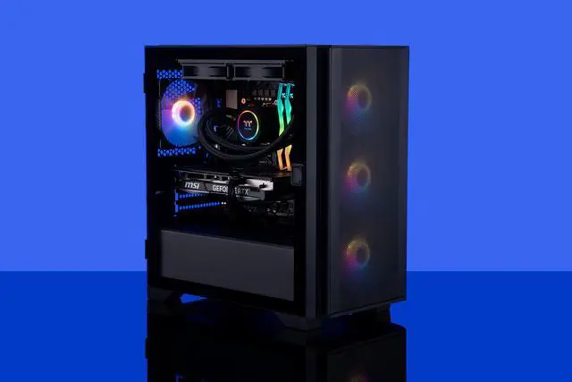 Alt view image 8 of 8 - ABS Aquilon Aqua High Performance Gaming PC - Windows 11 Home - Intel Core i7 14th Gen 14700KF - GeForce RTX 4070 - DLSS 3.5 -AI-Powered Performance - 32GB DDR5 6000MHz - 2TB NVMe SSD - AQA14700KF4070