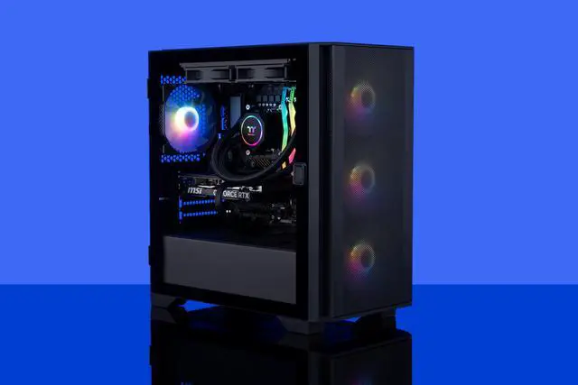 Alt view image 8 of 8 - ABS Aquilon Aqua Gaming PC - Windows 11 Home - Intel Core i7 14th Gen 14700KF - GeForce RTX 4060 Ti 8GB - DLSS 3 - AI-Powered Performance - 32GB DDR5 6000MHz - 1TB M.2 NVMe SSD - AQA14700KF4060TI8G - High Performance Gaming PC