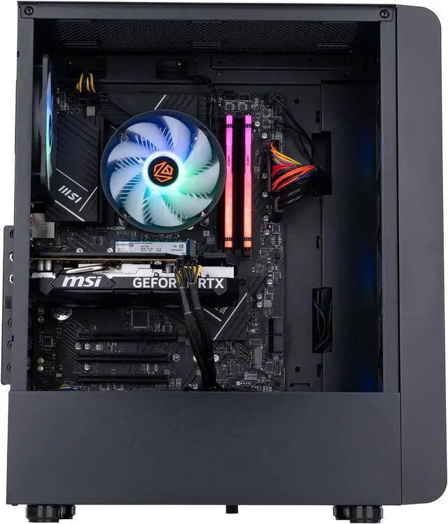 Alt view image 3 of 8 - ABS Stratos Aqua Gaming PC - Windows 11 - Intel i5 13400F - GeForce RTX 4060 - DLSS 3 - AI-Powered Performance - 16GB DDR5 5600MHz - 1TB M.2 NVMe SSD - SA13400F4060-2
