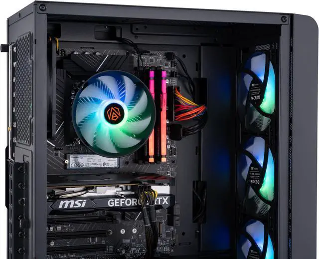 Alt view image 6 of 8 - ABS Stratos Aqua Gaming PC - Windows 11 - Intel i5 13400F - GeForce RTX 4060 - DLSS 3 - AI-Powered Performance - 16GB DDR5 5600MHz - 1TB M.2 NVMe SSD - SA13400F4060-2