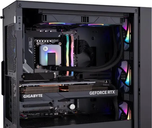 Alt view image 6 of 8 - ABS Eurus Aqua High Performance Gaming PC - Intel i9 14900KF - GeForce RTX 4090 - DLSS 3 - AI-Powered Performance - 32GB DDR5 6000MHz - 2TB M.2 NVMe SSD - EA14900KF4090-2