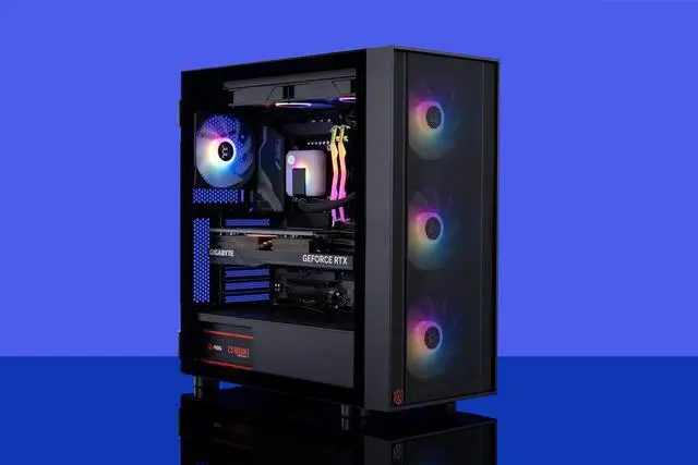 Alt view image 8 of 8 - ABS Eurus Aqua High Performance Gaming PC - Intel i9 14900KF - GeForce RTX 4090 - DLSS 3 - AI-Powered Performance - 32GB DDR5 6000MHz - 2TB M.2 NVMe SSD - EA14900KF4090-2