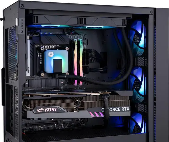 Alt view image 6 of 8 - ABS Eurus Aqua Gaming PC – Windows 11 - Intel i9 13900K - GeForce RTX 4090 – DLSS 3 - AI-Powered Performance - 32GB DDR5 6000MHz - 2TB M.2 NVMe SSD – EA13900K4090-2