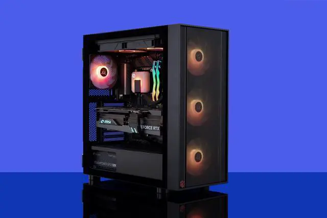 Alt view image 8 of 8 - ABS Eurus Aqua Gaming PC – Windows 11 - Intel i9 13900K - GeForce RTX 4090 – DLSS 3 - AI-Powered Performance - 32GB DDR5 6000MHz - 2TB M.2 NVMe SSD – EA13900K4090-2