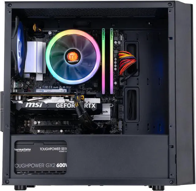 Alt view image 4 of 8 - ABS Flux Ruby Gaming PC - Windows 11 - AMD Ryzen 7 5700X - GeForce RTX 4060 - DLSS 3 - AI-Powered Performance - 16GB DDR4 3200MHz - 1TB M.2 NVMe SSD - FR5700X4060