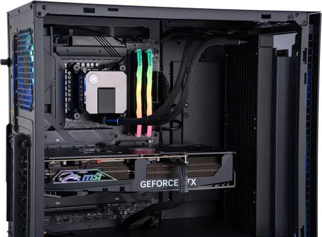 Alt view image 6 of 8 - ABS Tempest Aqua Gaming PC - Windows 11 - Intel i9 13900K - GeForce RTX 4090 - DLSS 3.5 - AI-Powered Performance - 32GB DDR5 6000MHz - 2TB M.2 NVMe SSD - TA13900K4090-2