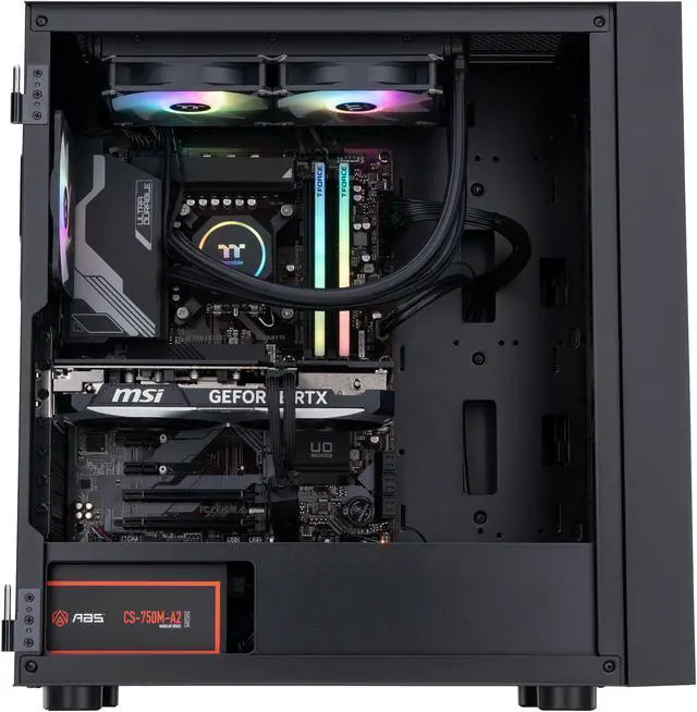 Alt view image 3 of 8 - ABS Eurus Aqua Gaming PC - Windows 11 - Intel i9 14900KF - GeForce RTX 4070 Super - DLSS 3 - AI-Powered Performance - 32GB DDR5 6000MHz - 1TB M.2 NVMe SSD - EA14900KF4070S-2