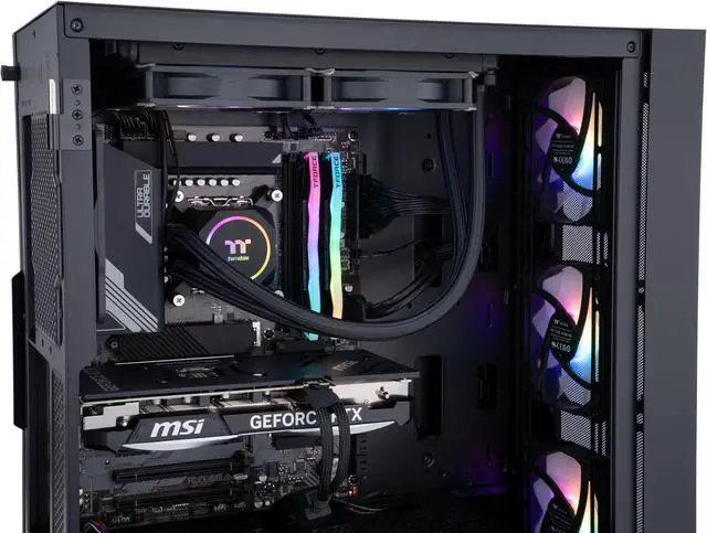 Alt view image 6 of 8 - ABS Eurus Aqua Gaming PC - Windows 11 - Intel i9 14900KF - GeForce RTX 4070 Super - DLSS 3 - AI-Powered Performance - 32GB DDR5 6000MHz - 1TB M.2 NVMe SSD - EA14900KF4070S-2