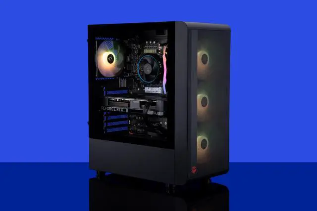 Alt view image 8 of 8 - ABS Stratos Aqua Gaming PC - Intel i5 14400F - GeForce RTX 4070 - DLSS 3 - AI-Powered Performance - 32GB DDR5 6000MHz - 1TB M.2 NVMe SSD - SA14400F4070