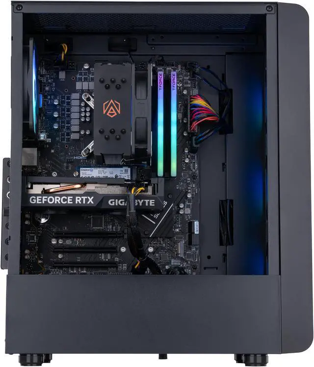 Alt view image 3 of 8 - ABS Stratos Aqua Gaming PC - Intel i7 14700F - GeForce RTX 4060 - DLSS 3.5 - AI-Powered Performance - 32GB DDR5 6000MHz - 1TB M.2 NVMe SSD - SA14700F4060