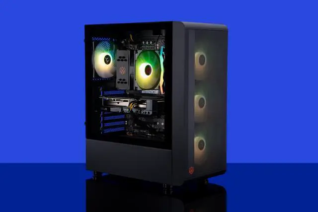 Alt view image 8 of 8 - ABS Stratos Aqua Gaming PC - Intel i7 14700F - GeForce RTX 4060 TI 8G - DLSS 3 - AI-Powered Performance - 32GB DDR5 6000MHz - 1TB M.2 NVMe SSD - SA14700F4060TI