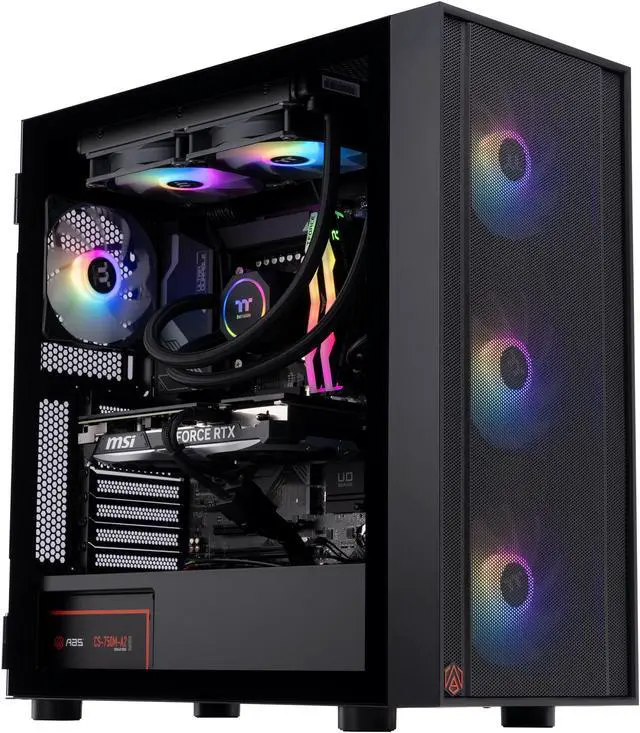 Main image of ABS Eurus Aqua Gaming PC - Windows 11 - Intel i9 14900KF - GeForce RTX 4070 Super - DLSS 3 - AI-Powered Performance - 32GB DDR5 6000MHz - 1TB M.2 NVMe SSD - EA14900KF4070S
