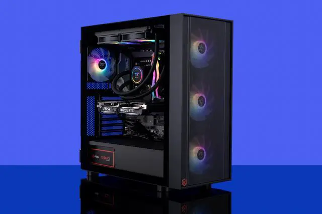 Alt view image 8 of 8 - ABS Eurus Aqua Gaming PC - Windows 11 - Intel i9 14900KF - GeForce RTX 4070 Super - DLSS 3 - AI-Powered Performance - 32GB DDR5 6000MHz - 1TB M.2 NVMe SSD - EA14900KF4070S