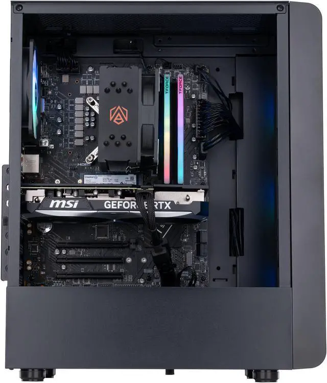 Alt view image 3 of 8 - ABS Stratos Aqua Gaming PC - Windows 11 - Intel i7 14700F - GeForce RTX 4070 Super - DLSS 3 - AI-Powered Performance - 32GB DDR5 6000MHz - 1TB M.2 NVMe SSD - SA14700F4070S