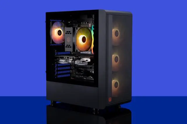 Alt view image 8 of 8 - ABS Stratos Aqua Gaming PC - Windows 11 - Intel i7 14700F - GeForce RTX 4070 Super - DLSS 3 - AI-Powered Performance - 32GB DDR5 6000MHz - 1TB M.2 NVMe SSD - SA14700F4070S