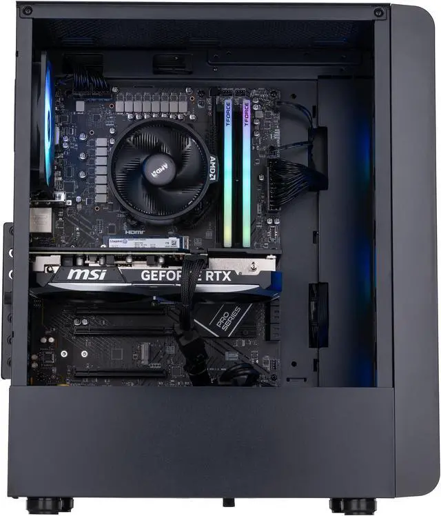 Alt view image 3 of 8 - ABS Stratos Ruby Gaming PC - Windows 11 - Ryzen 5 7600 - GeForce RTX 4070 Super - DLSS 3 - AI-Powered Performance - 32GB DDR5 6000MHz - 1TB M.2 NVMe SSD - SR76004070S