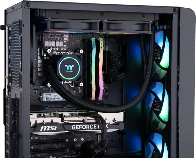 Alt view image 6 of 8 - ABS Stratos Aqua Gaming PC - Windows 11 - Intel i7 14700KF - GeForce RTX 4070 TI Super - DLSS 3 - AI-Powered Performance - 32GB DDR5 6000MHz - 1TB M.2 NVMe SSD - SA14700KF4070TIS