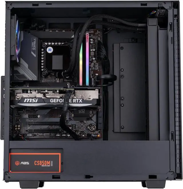 Alt view image 6 of 10 - ABS Tempest Aqua Gaming PC - Windows 11 - Intel i9 14900KF - GeForce RTX 4070 TI Super - DLSS 3 - AI-Powered Performance - 32GB DDR5 6000MHz - 1TB M.2 NVMe SSD - TA14900KF4070TIS