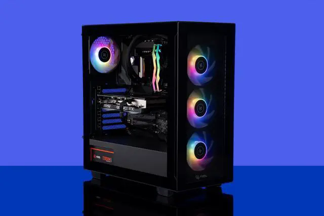 Alt view image 10 of 10 - ABS Tempest Aqua Gaming PC - Windows 11 - Intel i9 14900KF - GeForce RTX 4070 TI Super - DLSS 3 - AI-Powered Performance - 32GB DDR5 6000MHz - 1TB M.2 NVMe SSD - TA14900KF4070TIS
