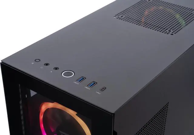 Alt view image 4 of 16 - ABS Tempest Aqua Gaming PC – Windows 11 - Intel i7 14700F – GeForce RTX 4080 Super– DLSS 3 - AI-Powered Performance - 32GB DDR5 6000MHz - 1TB M.2 NVMe SSD – TA14700F4080S