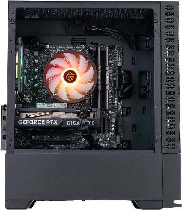Alt view image 3 of 7 - ABS Cyclone Aqua Gaming PC - Windows 11 - Intel i5 13400F - GeForce RTX 4060 8GB - DLSS 3.5 - AI-Powered Performance - 32GB DDR4 3200MHz - 1TB M.2 NVMe SSD - ZA13400F4060