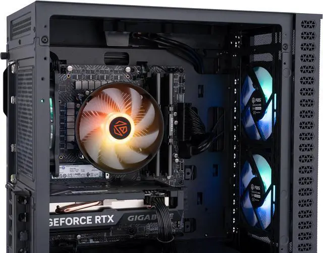 Alt view image 5 of 7 - ABS Cyclone Aqua Gaming PC - Windows 11 - Intel i5 13400F - GeForce RTX 4060 8GB - DLSS 3.5 - AI-Powered Performance - 32GB DDR4 3200MHz - 1TB M.2 NVMe SSD - ZA13400F4060