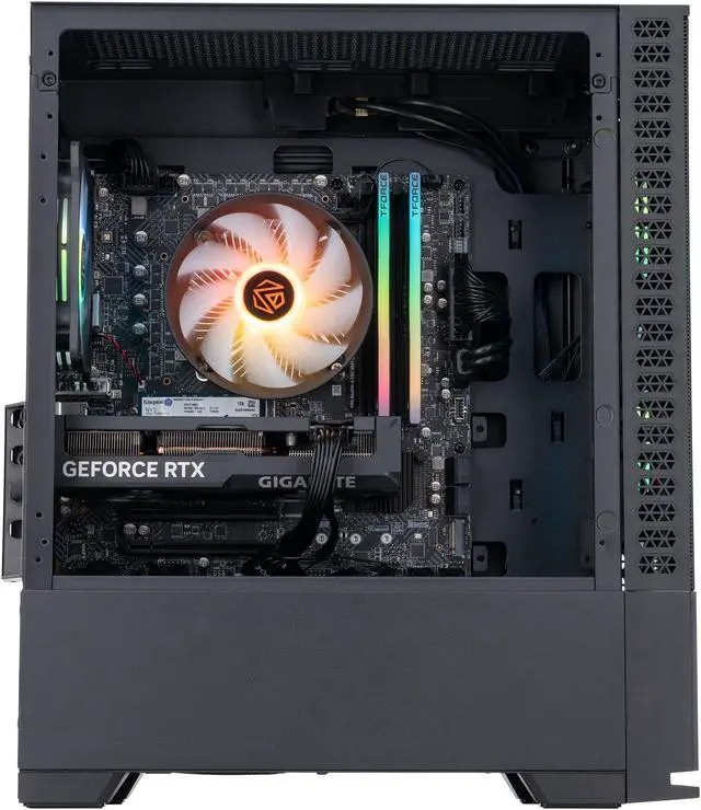 Alt view image 3 of 8 - ABS Cyclone Aqua Gaming PC - Windows 11 - Intel i5 13400F - GeForce RTX 4060 Ti 8GB - DLSS 3.5 - AI-Powered Performance - 32GB DDR4 3200MHz - 1TB M.2 NVMe SSD - CA13400F4060TI