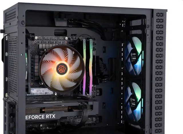 Alt view image 6 of 8 - ABS Cyclone Aqua Gaming PC - Windows 11 - Intel i5 13400F - GeForce RTX 4060 Ti 8GB - DLSS 3.5 - AI-Powered Performance - 32GB DDR4 3200MHz - 1TB M.2 NVMe SSD - CA13400F4060TI