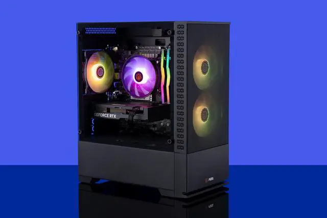 Alt view image 8 of 8 - ABS Cyclone Aqua Gaming PC - Windows 11 - Intel i5 13400F - GeForce RTX 4060 Ti 8GB - DLSS 3.5 - AI-Powered Performance - 32GB DDR4 3200MHz - 1TB M.2 NVMe SSD - CA13400F4060TI