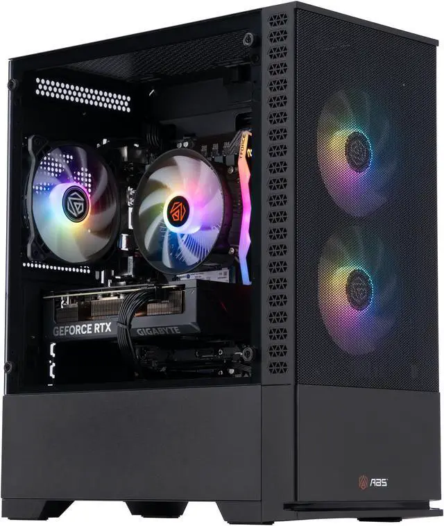 Main image of ABS Cyclone Aqua Gaming PC - Windows 11 - Intel i5 13400F - GeForce RTX 4070 12GB - DLSS 3 - AI-Powered Performance - 32GB DDR5 6000MHz - 1TB M.2 NVMe SSD - CA13400F4070